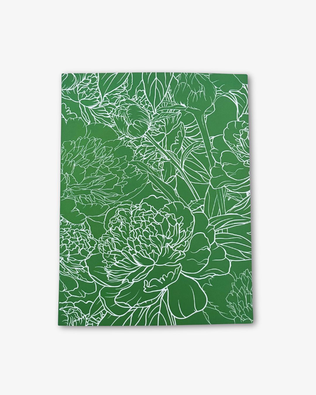 Notebook - FLORAL - Green